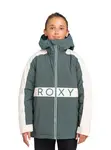 Roxy dětská SNB & SKI bunda Snowmist Girl Sea Pine | Zelená | Velikost 12 r.
