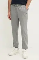 Bavlněné tepláky Tommy Hilfiger šedá barva, MW0MW37236