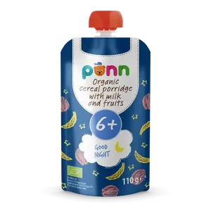 SALVEST Põnn BIO Mléčná kaše na dobrou noc s ovocem 110 g