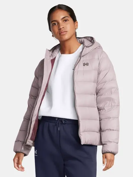 Dámská bunda Under Armour LEGEND DOWN HOODED JACKET - Dámské