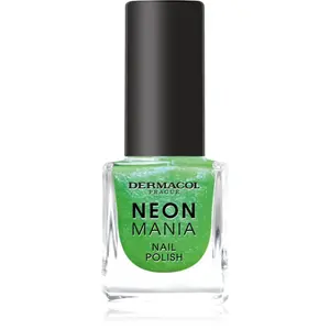 Dermacol Neon Mania lak na nehty odstín 8 Lime Splash 5 ml