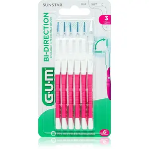 G.U.M Bi Direction medzizubné kefky 6 ks