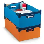25 x Lehký stohovatelný kontejner, oranžový, 400x295x133 mm