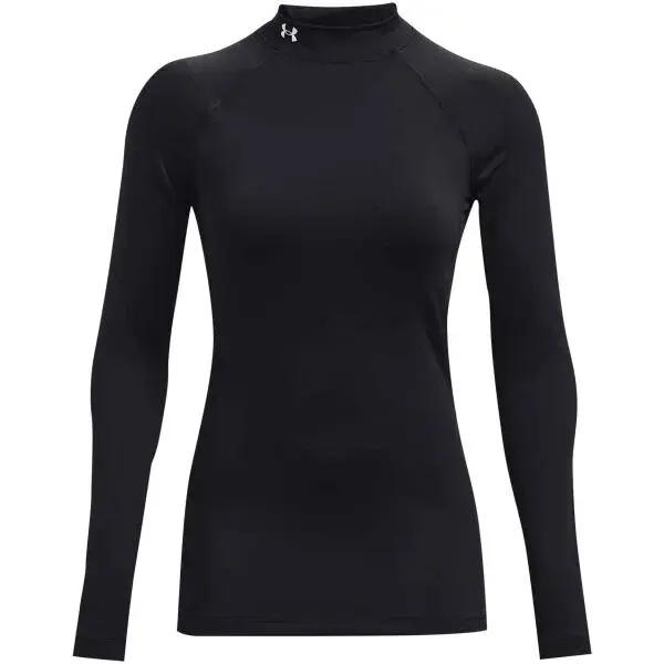 Under Armour AUTHENTICS MOCK NECK Dámske tričko, čierna, veľkosť S
