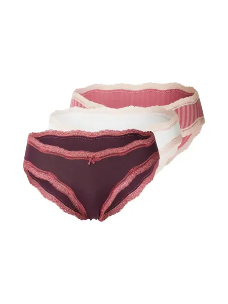 ETAM Nohavičky 'Jimma'  farba lesného ovocia / broskyňová / biela