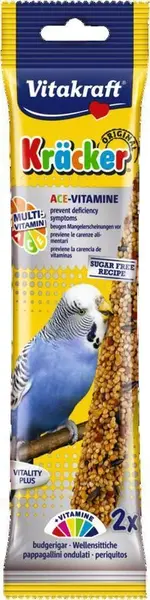 Vitakraft Kracker dvojitá tyčinka s multivitaminem pro andulky 2 ks