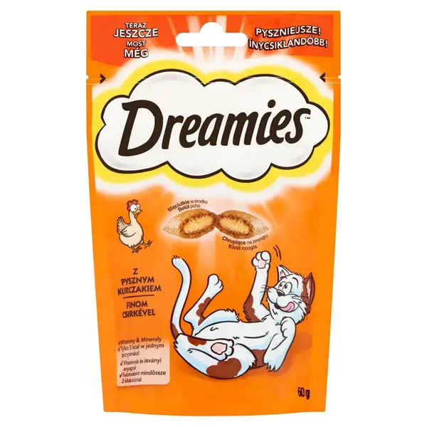 Dreamies pamlsky pro kočky s kuřecím 60 g