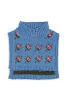 Dětský nákrčník Konges Sløjd BELOU NECKWARMER modrá barva, KS103714