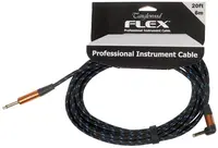 Tanglewood Flex Cable Blue/Black 6 m Angled