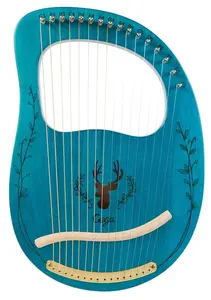 Cega Lyre Harp 16 Strings Blue