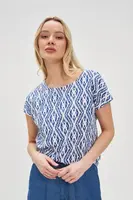 Marisse Women's T-Shirt L-Ts-4712 White