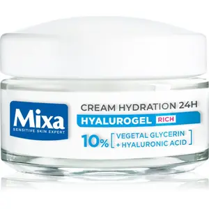 Mixa Hyalurogel Rich intenzívne hydratačný denný krém s kyselinou hyalurónovou 50 ml