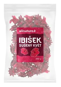 ALLNATURE Sušený kvet ibišteka 250 g