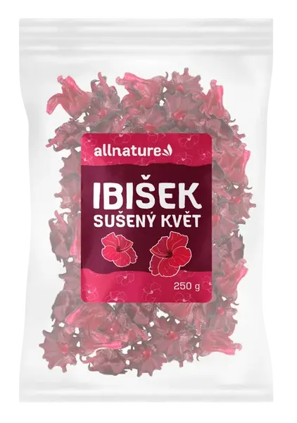 ALLNATURE Sušený kvet ibišteka 250 g