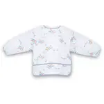 BabyOno Plane 6m-2y podbradníček s dlhými rukávmi 74x36 cm 1 ks