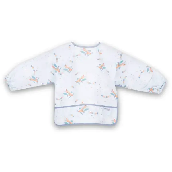 BabyOno Plane 6m-2y podbradníček s dlhými rukávmi 74x36 cm 1 ks