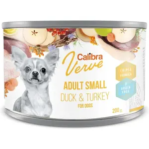 Calibra Dog Verve konzerva GF Adult Small Duck & Turkey 200 g