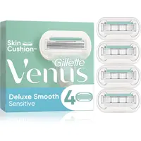 Gillette Venus Deluxe Smooth Sensitive náhradné žiletky 4 ks