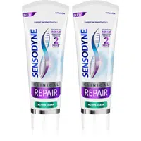 Sensodyne Clinical Repair Active Clean zubná pasta 2x75 ml