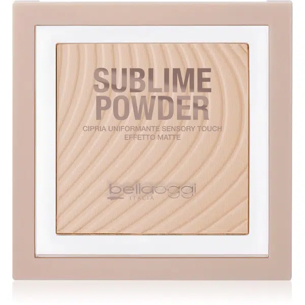 bellaoggi Sublime Powder kompaktný púder s matným efektom odtieň Golden Sand 9 g