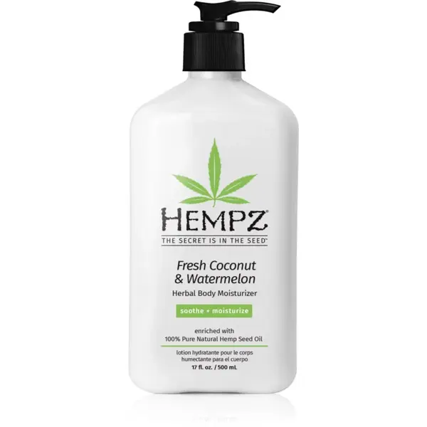 HEMPZ Fresh Coconut & Watermelon hydratačné telové mlieko 500 ml