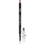 MUA Makeup Academy Brow Define dlhotrvajúca ceruzka na obočie s kefkou odtieň Dark Brown 1,2 g