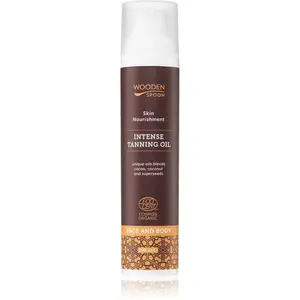 WoodenSpoon Skin Nourishment ošetrujúci telový olej pre intenzívne opálenie 100 ml
