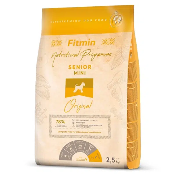 Fitmin Dog Mini Senior 2,5 kg | Granule pre psov