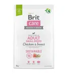 Brit Care Dog Sustainable Adult Small Breed Chicken & Insect 3 kg | Granule pre psov