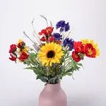 Kytica SLNEČNICA, VLČÍ MAK, NEVÄDZA, ANEMONKA 65 cm