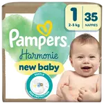 PAMPERS Harmonie New Baby veľkosť 1, 2-5 kg, 35 ks