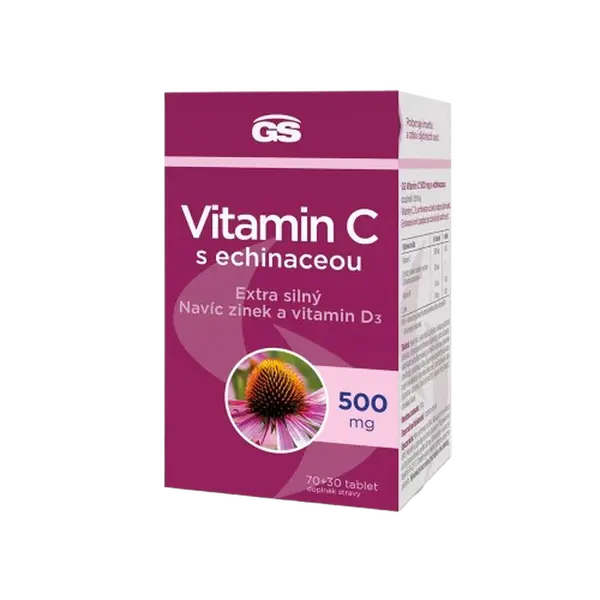 GS Vitamín C s echinaceou 100 tabliet