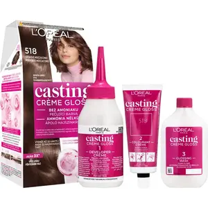 L’Oréal Paris Casting Creme Gloss farba na vlasy odtieň 518 Hazelnut Macchiato 1 ks