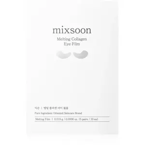 mixsoon Melting Collagen Eye Film rozjasňujúca plátienková maska na očné okolie 5x2 ks