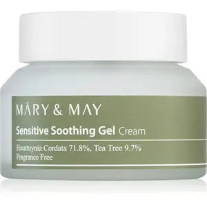 Mary&May Sensitive Soothing Gel Cream ľahký hydratačný gélový krém pre upokojenie a posilnenie citlivej pleti 70 g