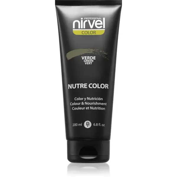 Nirvel Nutre Color vyživujúca tónovacia maska na vlasy odtieň Verde Green Vert 200 ml