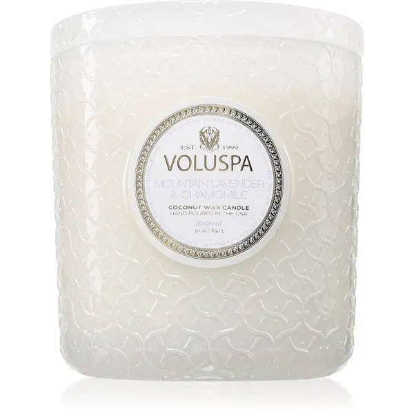VOLUSPA Maison Blanc Mountain Lavender & Chamomile vonná sviečka 850 g