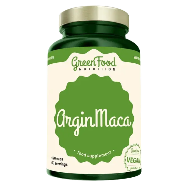 GREENFOOD NUTRITION ArginMaca 120 kapsúl