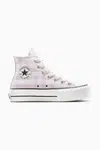 Kecky Converse Chuck Taylor All Star Lift růžová barva, A13663C