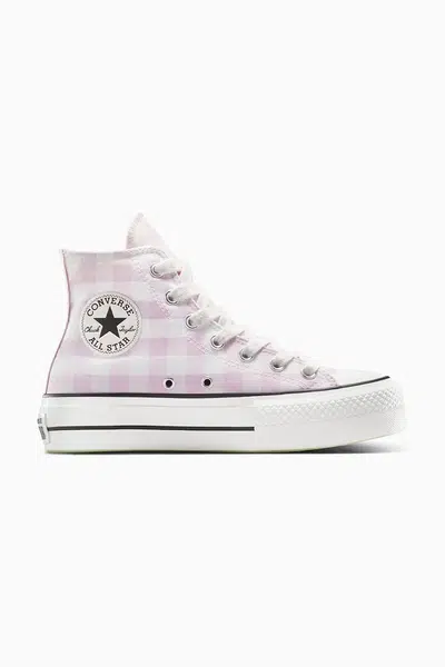 Kecky Converse Chuck Taylor All Star Lift růžová barva, A13663C