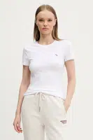 Tričko Abercrombie & Fitch bílá barva, KI139-5273