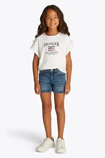 Dětské riflové kraťasy Tommy Hilfiger