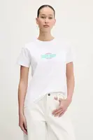 Tričko Guess Jeans bílá barva, W5GI26 J1314