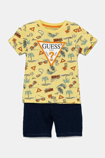 Dětská souprava Guess žlutá barva, N5GG00 K8HM4