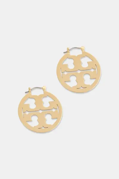 Pozlacené náušnice Tory Burch Miller