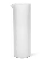 Džbán na vodu ferm LIVING Ripple Water Jug 1,2 L bílá barva