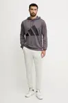Tepláková souprava adidas BL FT HD TS pánská, šedá barva, JI8871