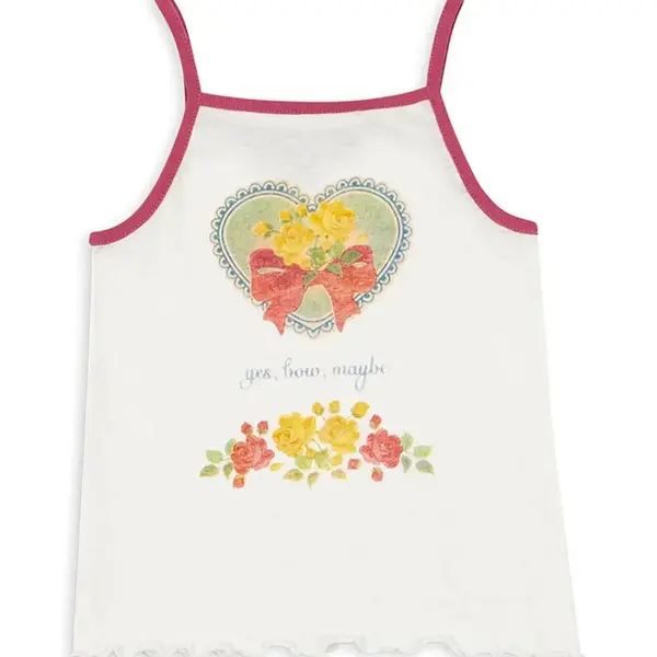 Top Konges Sløjd ERA STRAP TOP OCS bílá barva, KS103195