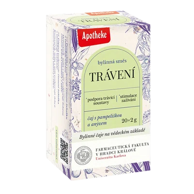 APOTHEKE Čaj Trávení Farmaceutická fakulta 20 x 2 g