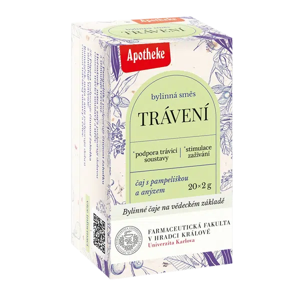 APOTHEKE Čaj Trávení Farmaceutická fakulta 20 x 2 g